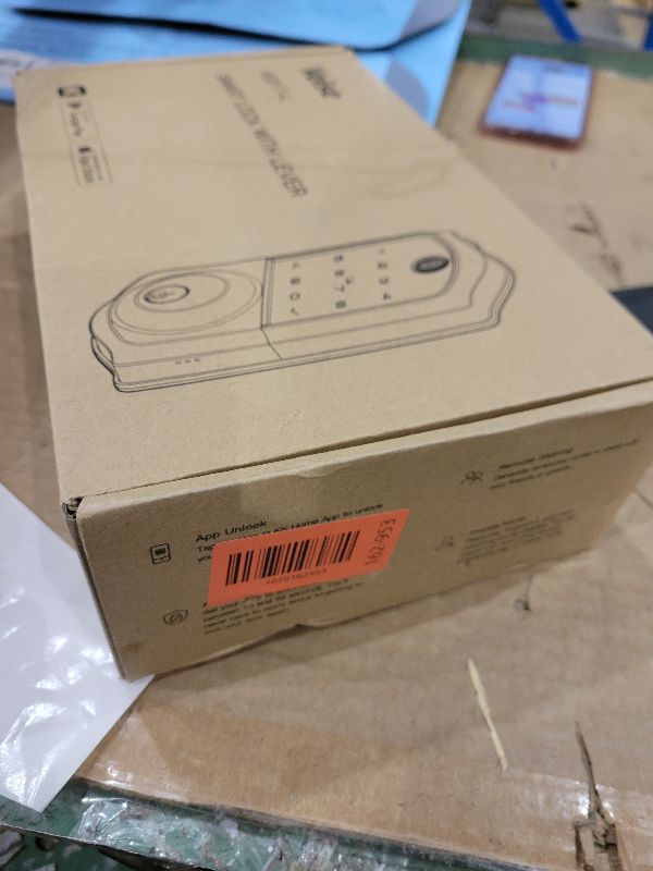 Photo 1 of Veise VE017-L Fingerprint Smart Lock with Lever Handles, App Control, Keyless Entry Front Door Lock Set, Electronic Digital Keypad Deadbolt, Remote Grant, Emergency Power Port, Auto Lock, Satin Nickel