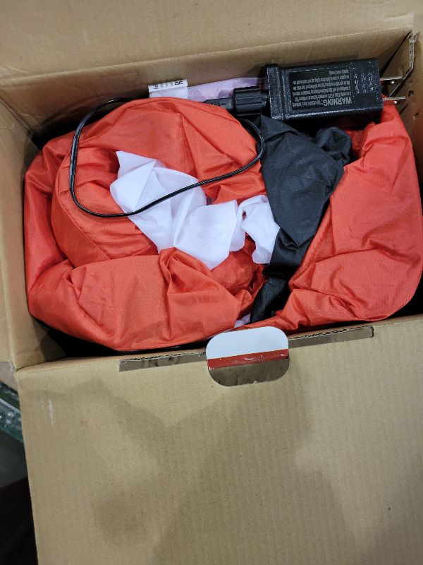 Photo 1 of 8 FT Inflatable Sitting Santa Claus Christmas Outdoor Decorations, Blow Up Santa Claus with Gift Bag Sitting on Roof Wall Tree Chair, Outdoor/Indoor Decorations for Street House Patio Bench Shrubs