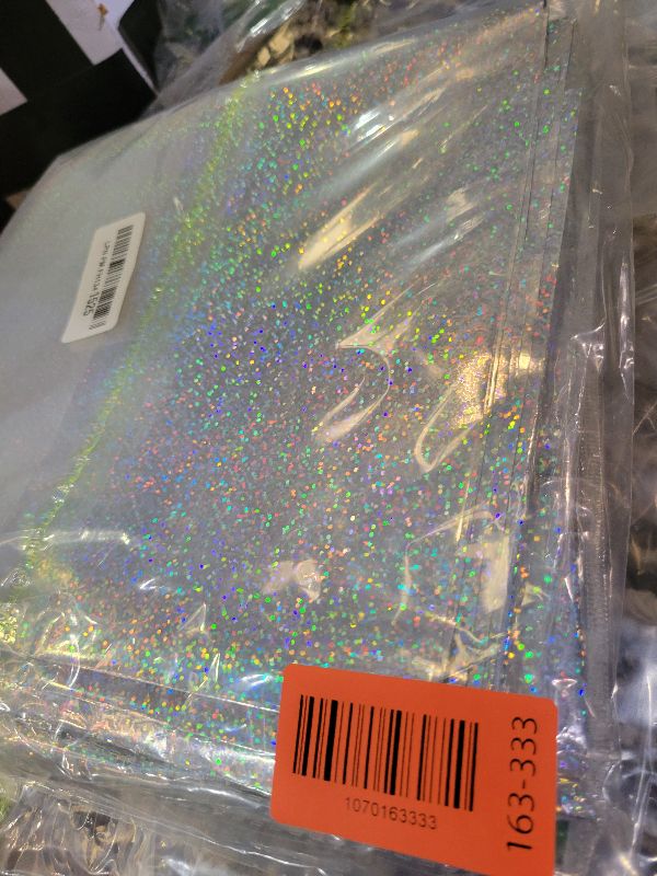 Photo 1 of 2 pcs Silver Holographic Tablecloths Shiny Disco Laser Table Cloths 40" x 108" Iridescence Plastic White Table Cover for Birthday Party Decoration Wedding Christmas Winter Grad Party Supplies
