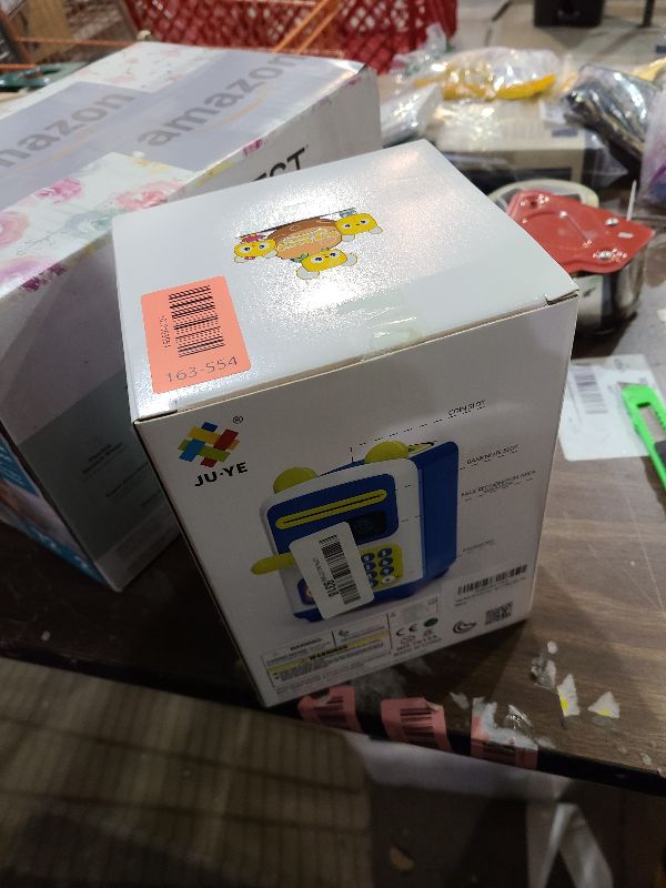 Photo 1 of ?Upgraded? Piggy Bank, Face ID Password Unlocking Electronic Kids Bank ATM Security Unlocking Cash Coin Bank Toys Gifts for Kids, Coin Bank for 3 4 5 6 7 8 9 10 11 12 Year Old Girls Boys