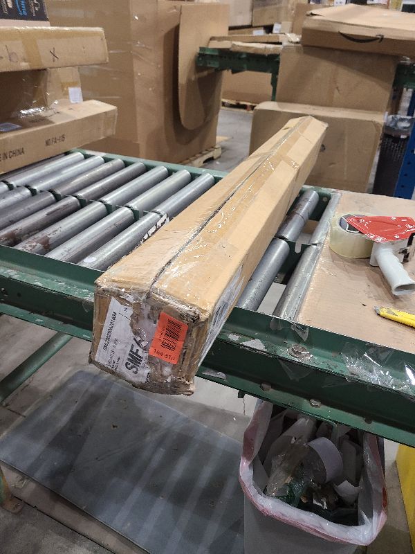 Photo 1 of 12Pack Wrought Iron Balusters 44 Inches Deck Balusters Combine 1/2" Square Plain Bar Balusters with Single Rectangle Metal Balusters Hollow Satin Black, GRMIKBU GB04