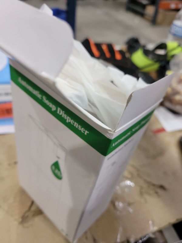 Photo 1 of Automatic Liquid Soap Dispenser Touchless Soap Dispenser 380ml/12.8oz Rechargeable, Wall Mounted,4 Levels Adjustable Auto Soap Pump for Bathroom Kitchen Dish Soap