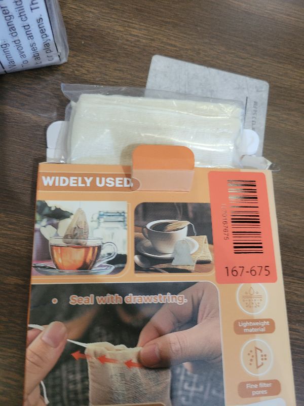 Photo 1 of 20 Pcs Muslin Bags with Drawstring, Reusable Tea Bags, Spice Bags for Cooking Soup/Herb/Loose Leaf Tea, Natural Cotton Small Cheese Cloth Bag for Straining, Sachet Bags Empty, 4 X 3 Inches