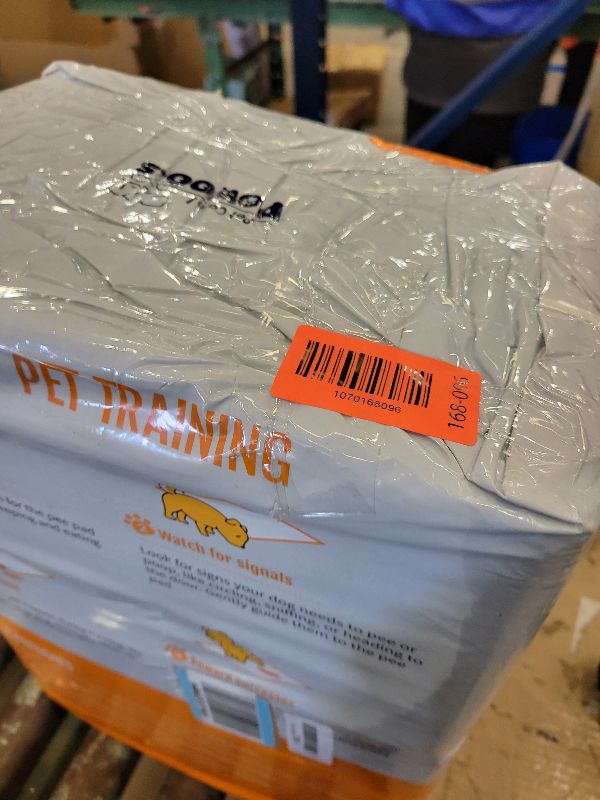 Photo 1 of 100-Pack X-Larg Puppy Pads - 34" x 28" Extra Large Pee Pads for Dogs with 6-Layer Leakproof Protection, Quick-Dry and Disposable Dog Pads with High Absorbency for Easy Potty Training