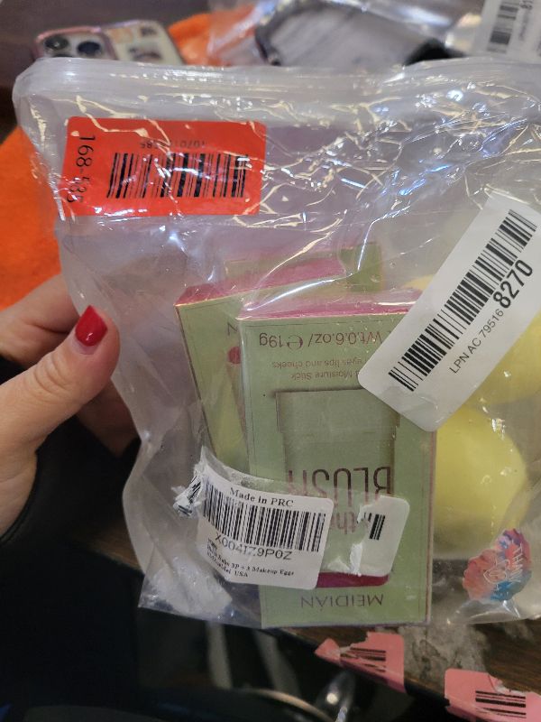 Photo 1 of 3 Colors Blush Stick with Makeup Sponges,Matte Solid Cream Blush,Multi-Use Blush Stick for Cheeks,Lips and Eye,High Pigmented Makeup Sticks Set A