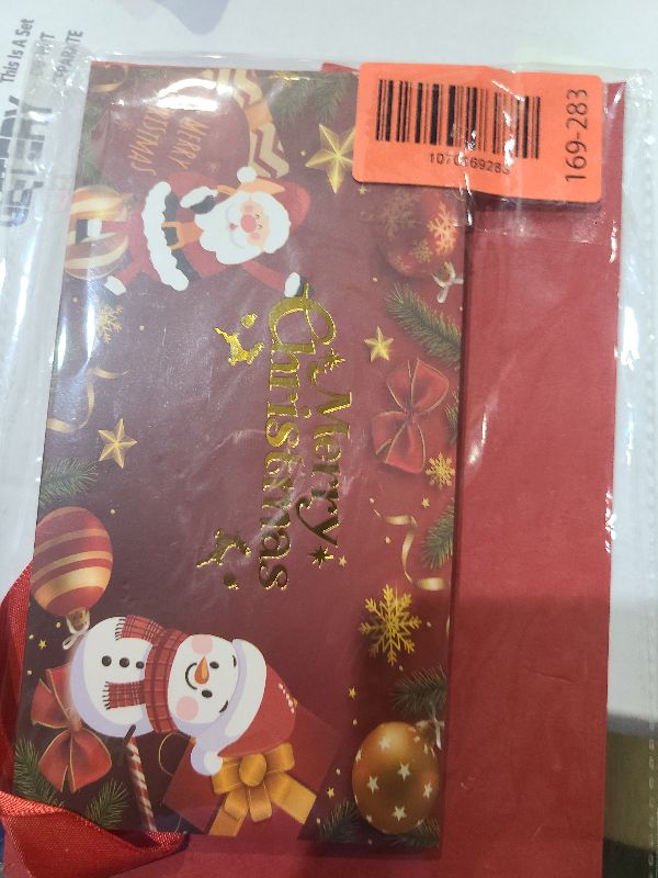 Photo 1 of 1Pcs Christmas Cash Gift Envelopes, Christmas Money Holders for Cash, Surprise Money Envelopes, Xmas Gift For Men Women Girls Boys