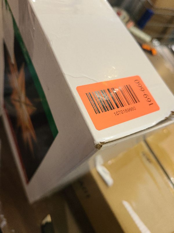 Photo 1 of 15-Inch 10-Point Warm White LED Gold Star Tree Topper