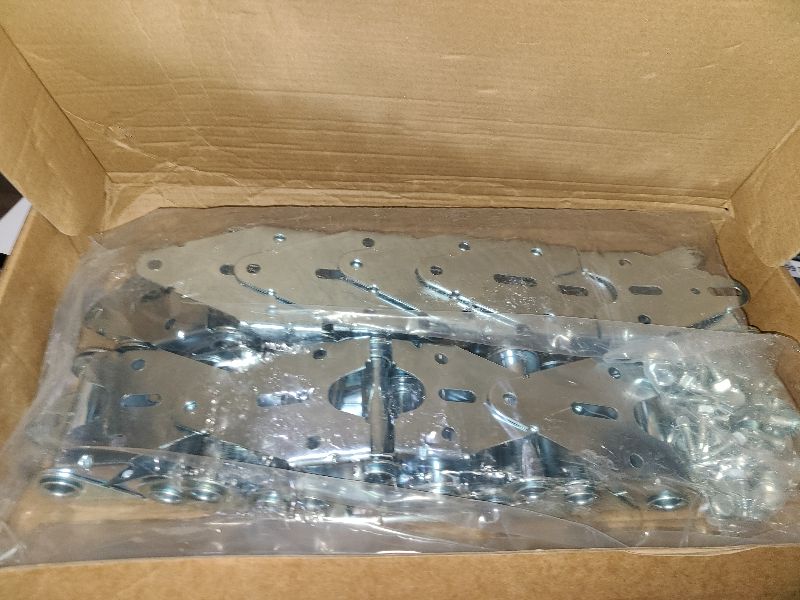 Photo 1 of 20 Pcs Garage Door Hinges Kits with Galvanized Finish Heavy Duty 14 Gauge Steel Corrosion Protection Suitable for Residential/Light Commercial Garage Door Replacement