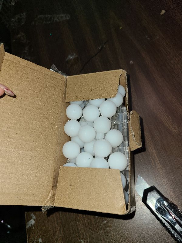 Photo 1 of ALOVECO LED String Lights 18ft 50 LEDs Battery Operated String Lights with Remote 8 Modes Waterproof Globe Starry Fairy Lights for Outdoor Indoor Bedroom Garden Party Christmas Tree (Multicolor)