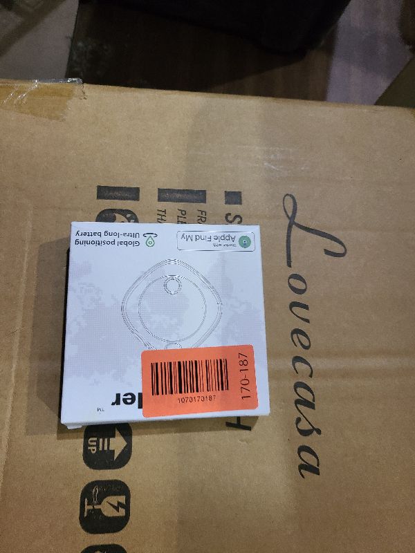 Photo 1 of Air Tracker Tags-4 Pack, Bluetooth Tracker Works with Apple Find My APP (iOS Only), Bluetooth Smart Air Tag Keys Finder and Item Locator for Keys, Bags, Luggage, Wallet, Replaceable Battery