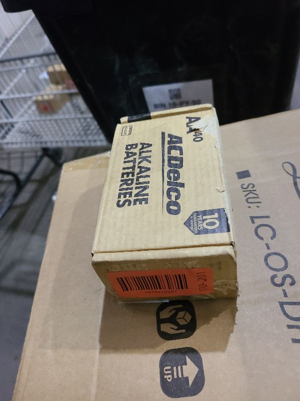 Photo 1 of ACDelco 40-Count Double AA Batteries, Maximum Power Super Alkaline Battery for Home and Office, 10-Year Shelf Life, Reclosable Packaging