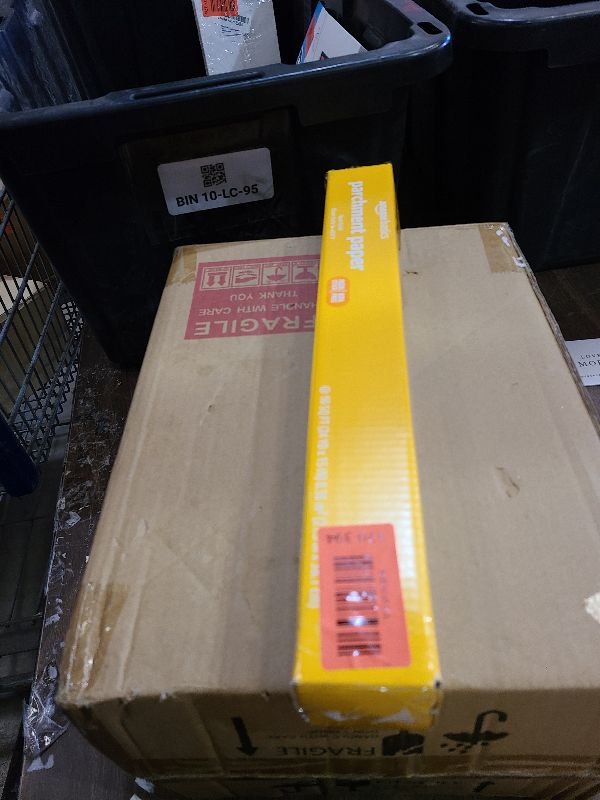 Photo 1 of Amazon Basics Parchment Paper for Baking, Non-Stick, 90 Sq Ft Roll, 1 Pack