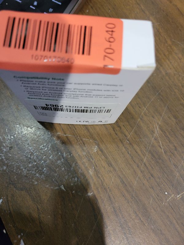 Photo 1 of 2-in-1 Wireless CarPlay & Android Auto Adapter, Plug & Play CarPlay Dongle Converts Wired to Wireless, Fast Auto-Connect, No Delay, Compact Design for iPhone & Android with USB/USB-C Port(Black)