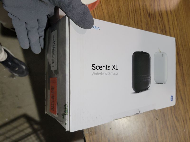 Photo 1 of Airversa Waterless Essential Oil Diffuser for Home and Commercial Use, Up to 2000 sq ft 400 mL Capacity, Scent Diffuser for Large Rooms, Smart Scent Air Machine with 12V1A Power Adapter, ANW Black