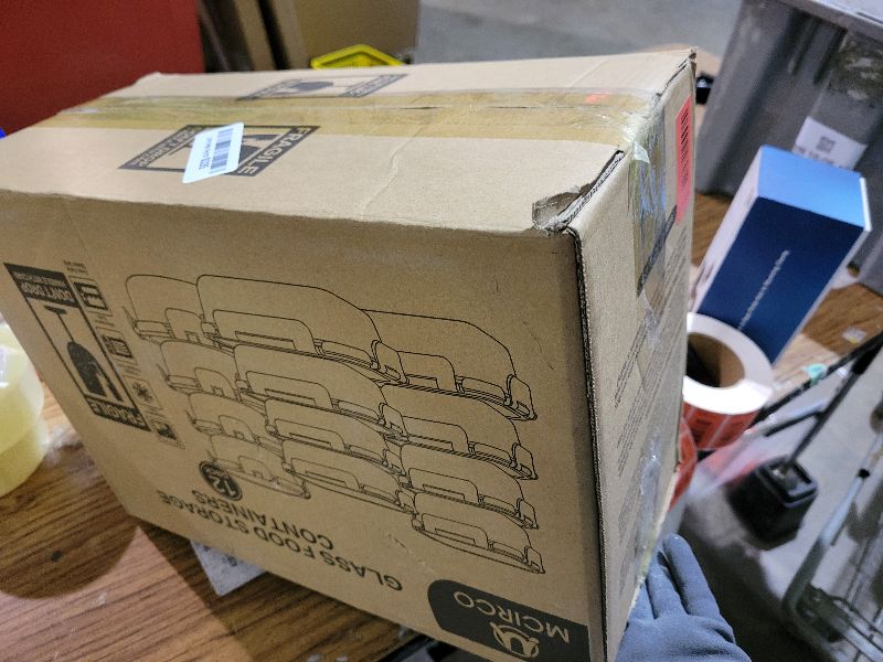 Photo 1 of 24-Piece Glass Food Storage Containers with Upgraded Snap Locking Lids,Glass Meal Prep Containers Set - Airtight Lunch Containers, Microwave, Oven, Freezer and Dishwasher,White