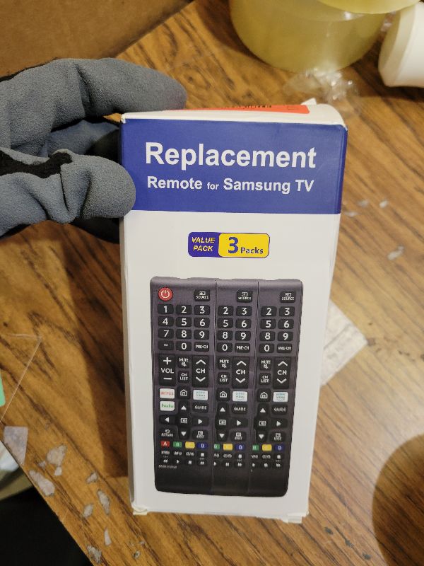 Photo 1 of (Pack of 3) Replacement for Samsung TV Remote Control, Universal Compatible with All Samsung LCD LED HDTV 3D Smart TVs