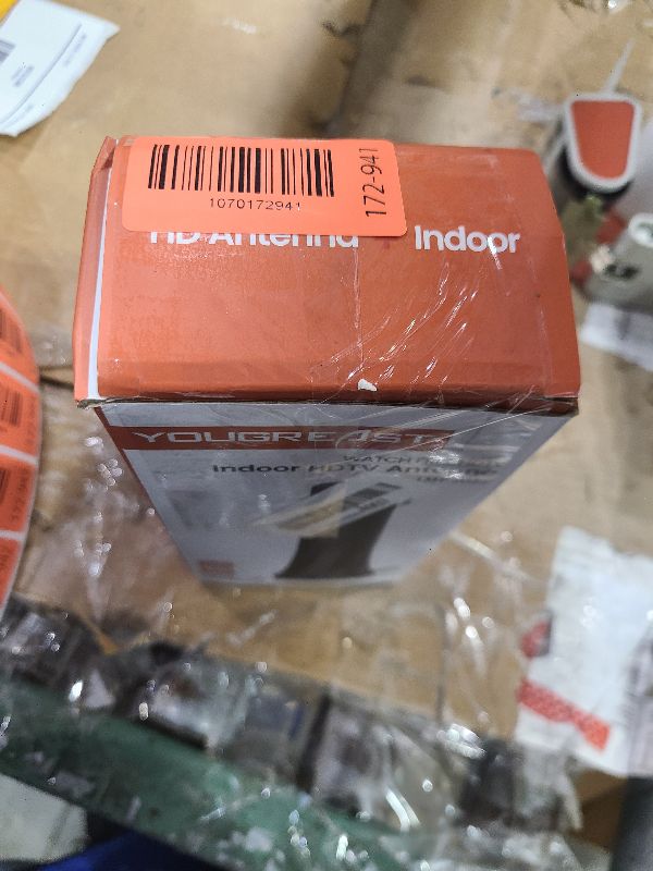 Photo 1 of 2026 Upgraded TV Antenna for Smart TV, Digital Antenna for Local Channels, 2300+ Miles Range TV Antenna Indoor with 360° Signal Strongest Booster, Supports 1080P 4K Reception HD 16.41FT Cable