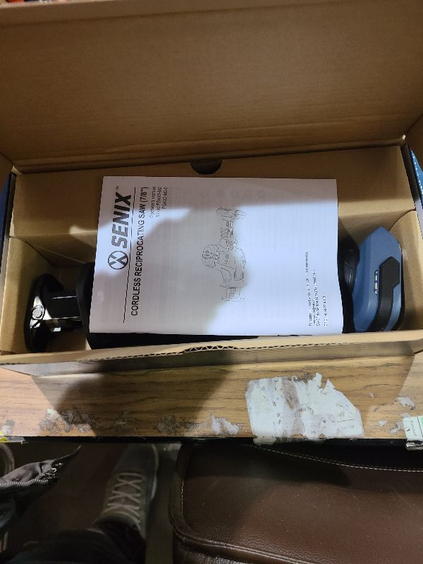 Photo 1 of SENIX PSRX2-M2-0 X2 20 Volt Max* 7/8-Inch Compact Reciprocating Saw Power Tool Set, Variable Speed, 3000 SPM Max, Tool-Less Blade Clamp, 3-Mode LED Light, Tool Only, Battery Not Included