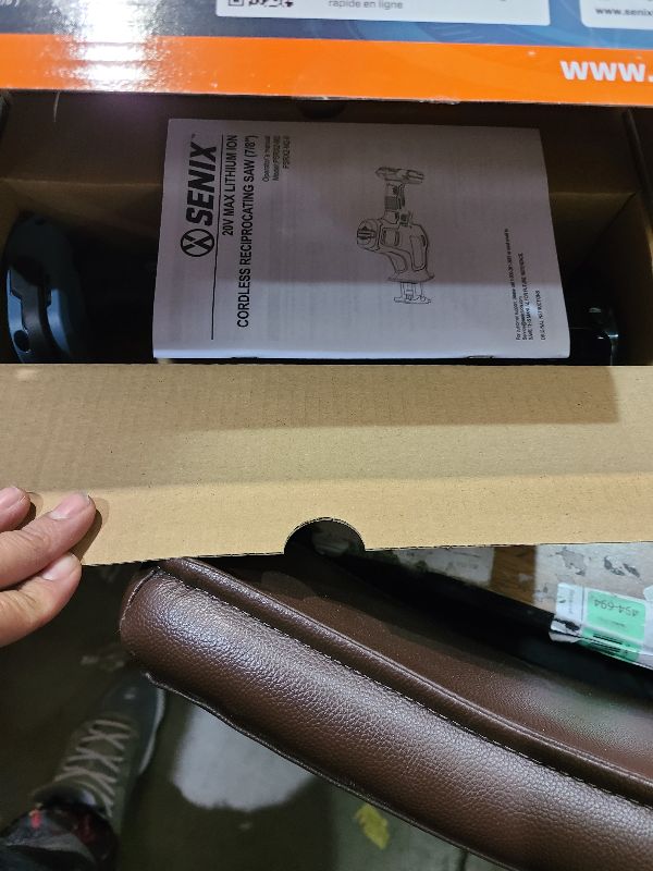 Photo 1 of SENIX PSRX2-M2-0 X2 20 Volt Max* 7/8-Inch Compact Reciprocating Saw Power Tool Set, Variable Speed, 3000 SPM Max, Tool-Less Blade Clamp, 3-Mode LED Light, Tool Only, Battery Not Included