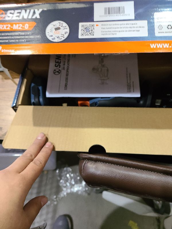 Photo 1 of SENIX PSRX2-M2-0 X2 20 Volt Max* 7/8-Inch Compact Reciprocating Saw Power Tool Set, Variable Speed, 3000 SPM Max, Tool-Less Blade Clamp, 3-Mode LED Light, Tool Only, Battery Not Included