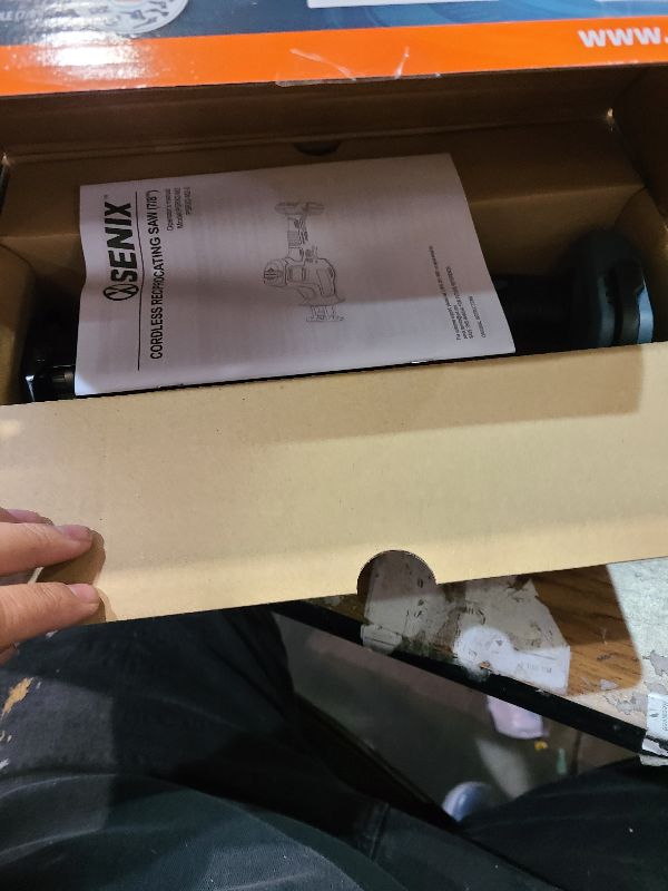 Photo 1 of SENIX PSRX2-M2-0 X2 20 Volt Max* 7/8-Inch Compact Reciprocating Saw Power Tool Set, Variable Speed, 3000 SPM Max, Tool-Less Blade Clamp, 3-Mode LED Light, Tool Only, Battery Not Included