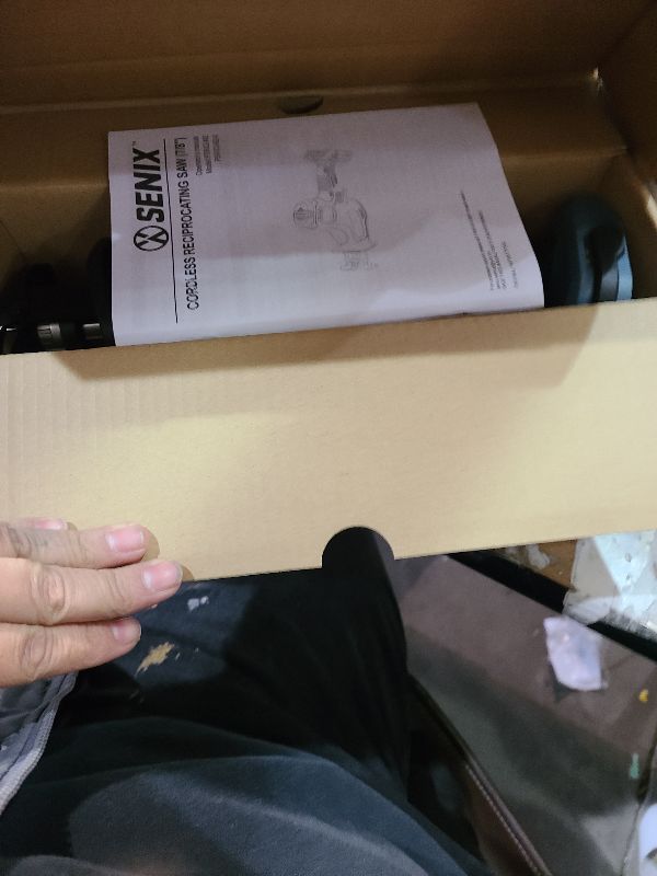 Photo 1 of SENIX PSRX2-M2-0 X2 20 Volt Max* 7/8-Inch Compact Reciprocating Saw Power Tool Set, Variable Speed, 3000 SPM Max, Tool-Less Blade Clamp, 3-Mode LED Light, Tool Only, Battery Not Included