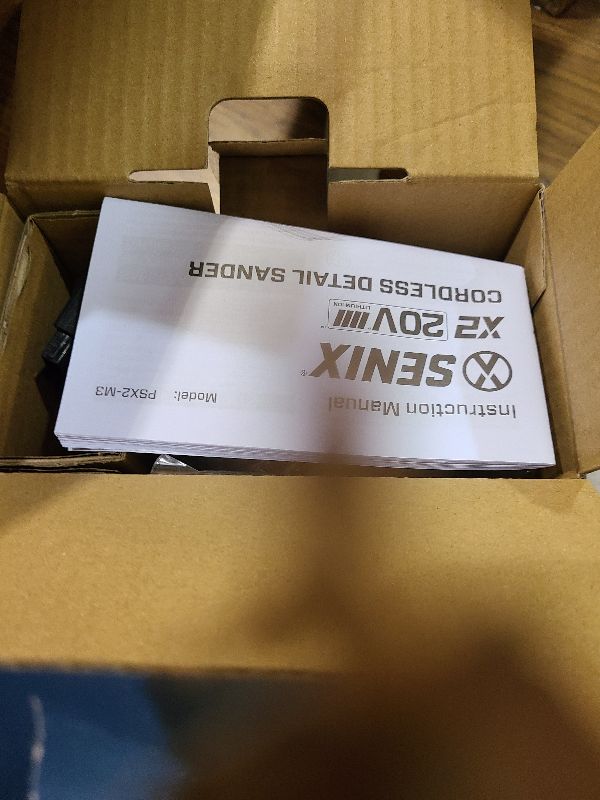 Photo 1 of SENIX 20V Cordless Detail Sander,Electric Hand-Sander with 11,000 OPM,Lightweight & Compact Design for Woodworking,Furniture,Drywall,Paint Removal(Tool Only,No Included Battery)