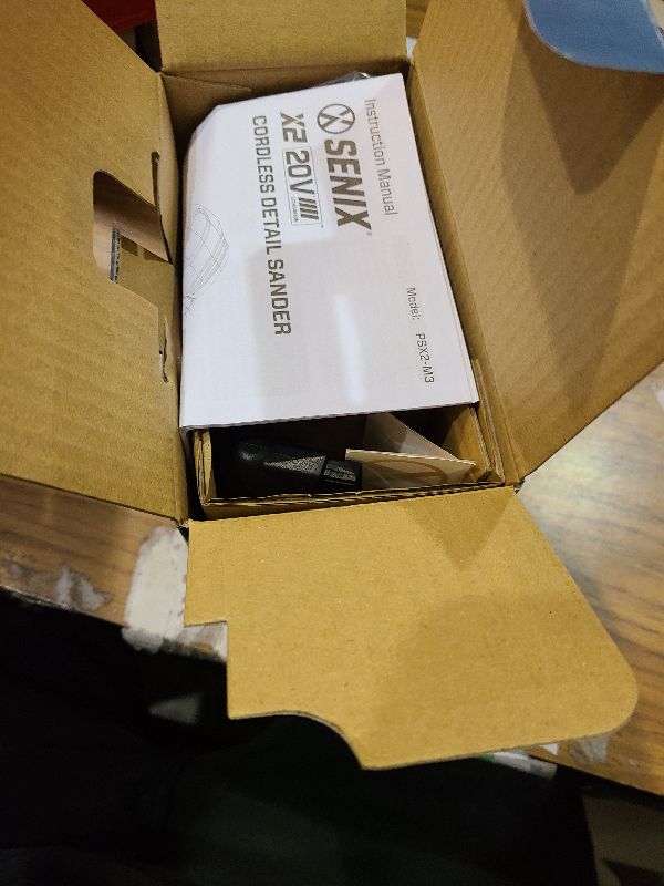 Photo 1 of SENIX 20V Cordless Detail Sander,Electric Hand-Sander with 11,000 OPM,Lightweight & Compact Design for Woodworking,Furniture,Drywall,Paint Removal(Tool Only,No Included Battery)