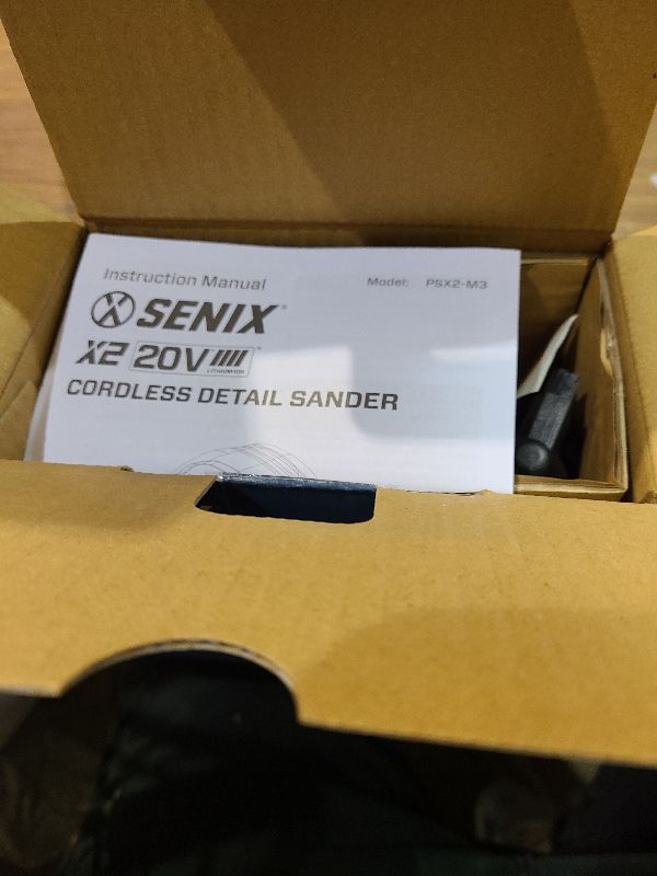 Photo 1 of SENIX 20V Cordless Detail Sander,Electric Hand-Sander with 11,000 OPM,Lightweight & Compact Design for Woodworking,Furniture,Drywall,Paint Removal(Tool Only,No Included Battery)