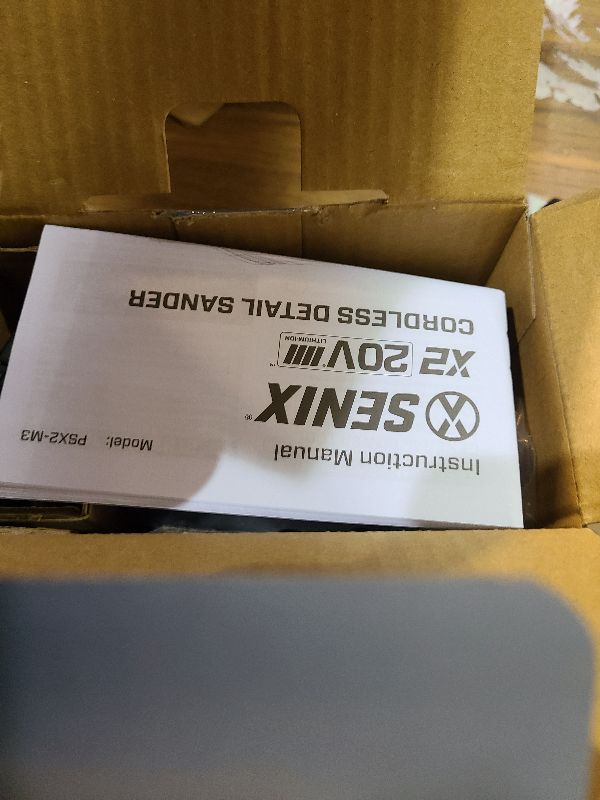 Photo 1 of SENIX 20V Cordless Detail Sander,Electric Hand-Sander with 11,000 OPM,Lightweight & Compact Design for Woodworking,Furniture,Drywall,Paint Removal(Tool Only,No Included Battery)