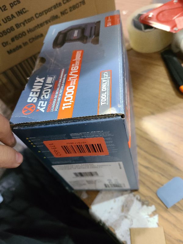 Photo 1 of SENIX 20V Cordless Detail Sander,Electric Hand-Sander with 11,000 OPM,Lightweight & Compact Design for Woodworking,Furniture,Drywall,Paint Removal(Tool Only,No Included Battery)