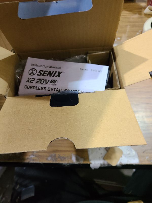 Photo 1 of SENIX 20V Cordless Detail Sander,Electric Hand-Sander with 11,000 OPM,Lightweight & Compact Design for Woodworking,Furniture,Drywall,Paint Removal(Tool Only,No Included Battery)