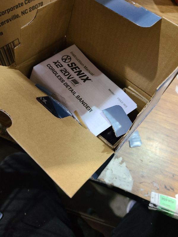 Photo 1 of SENIX 20V Cordless Detail Sander,Electric Hand-Sander with 11,000 OPM,Lightweight & Compact Design for Woodworking,Furniture,Drywall,Paint Removal(Tool Only,No Included Battery)