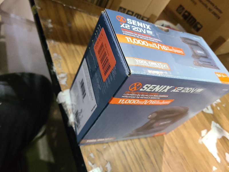 Photo 1 of SENIX 20V Cordless Detail Sander,Electric Hand-Sander with 11,000 OPM,Lightweight & Compact Design for Woodworking,Furniture,Drywall,Paint Removal(Tool Only,No Included Battery)