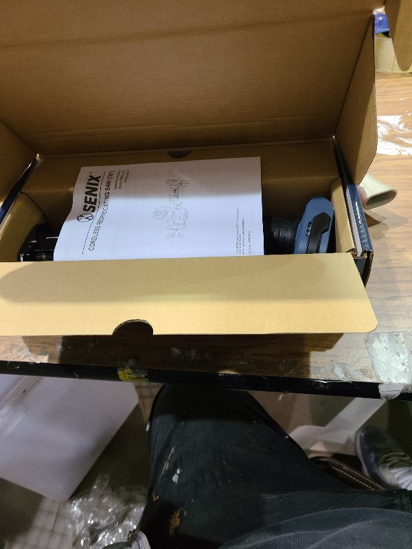 Photo 1 of SENIX PSRX2-M2-0 X2 20 Volt Max* 7/8-Inch Compact Reciprocating Saw Power Tool Set, Variable Speed, 3000 SPM Max, Tool-Less Blade Clamp, 3-Mode LED Light, Tool Only, Battery Not Included