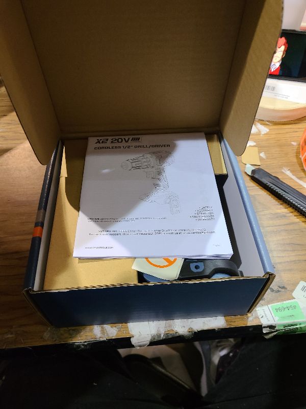 Photo 1 of SENIX 20V Max Cordless Drill/Driver Set, Power Tool Kit, Brushless Motor, 1/2-Inch, 2 Variable Speed,Tool Only (PDDX2-M2-0)