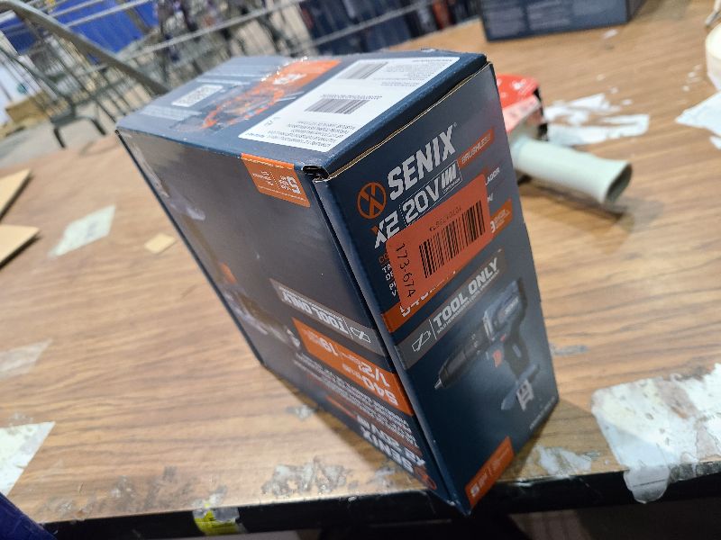 Photo 1 of SENIX 20V Max Cordless Drill/Driver Set, Power Tool Kit, Brushless Motor, 1/2-Inch, 2 Variable Speed,Tool Only (PDDX2-M2-0)