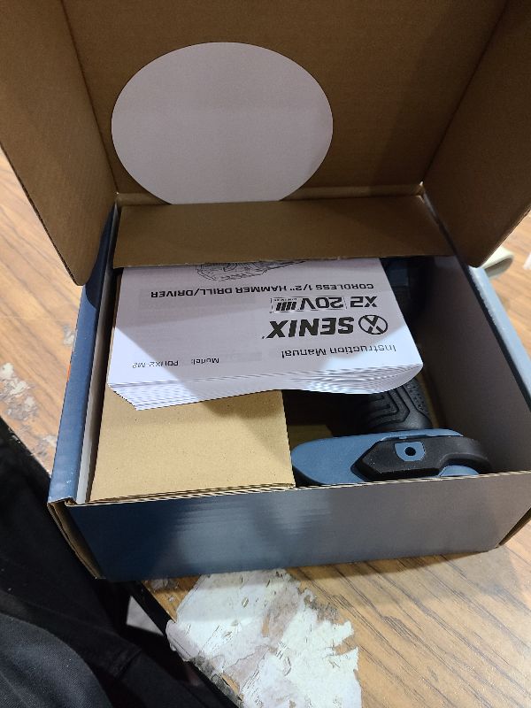 Photo 1 of SENIX 20V Max Cordless Drill/Driver Set, Power Tool Kit, Brushless Motor, 1/2-Inch, 2 Variable Speed,Tool Only (PDDX2-M2-0)