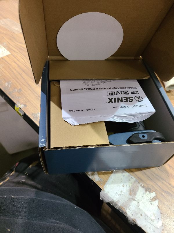 Photo 1 of SENIX 20V Max Cordless Drill/Driver Set, Power Tool Kit, Brushless Motor, 1/2-Inch, 2 Variable Speed,Tool Only (PDDX2-M2-0)