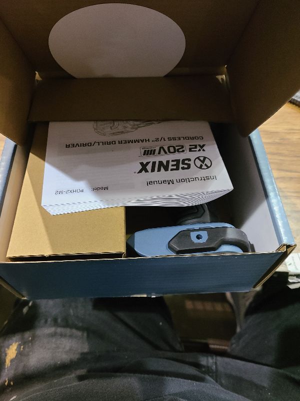 Photo 1 of SENIX 20V Max Cordless Drill/Driver Set, Power Tool Kit, Brushless Motor, 1/2-Inch, 2 Variable Speed,Tool Only (PDDX2-M2-0)