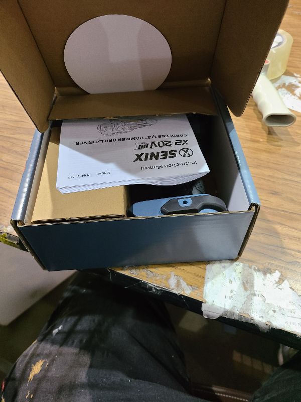 Photo 1 of SENIX 20V Max Cordless Drill/Driver Set, Power Tool Kit, Brushless Motor, 1/2-Inch, 2 Variable Speed,Tool Only (PDDX2-M2-0)