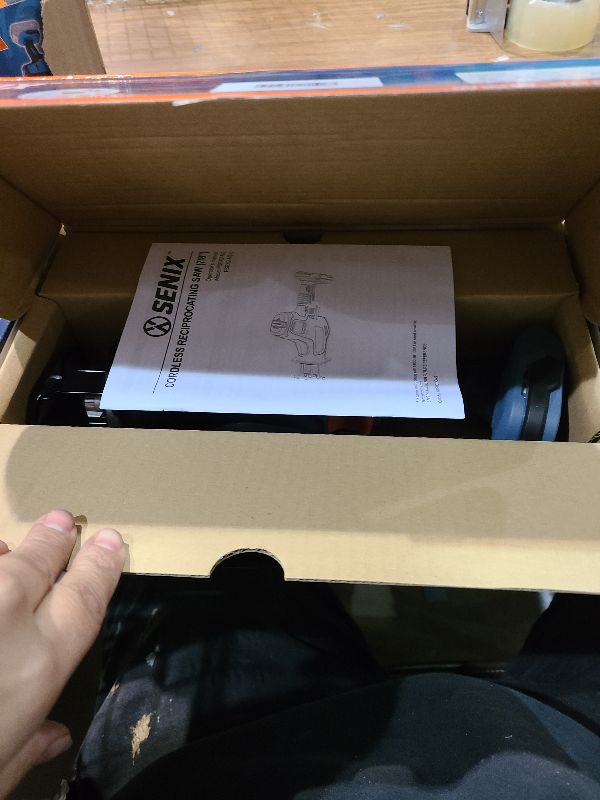 Photo 1 of SENIX PSRX2-M2-0 X2 20 Volt Max* 7/8-Inch Compact Reciprocating Saw Power Tool Set, Variable Speed, 3000 SPM Max, Tool-Less Blade Clamp, 3-Mode LED Light, Tool Only, Battery Not Included