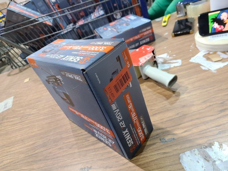 Photo 1 of SENIX 20V Max Cordless Jigsaw (Bare Tool Only), Jigsaw Cut Off Tool with Brushless Motor, 3000SPM, 6-Speed & 4-Orbital Settings, 45° Bevel Cuts, Includes Blades for Straight/Curved/Circular Cutting