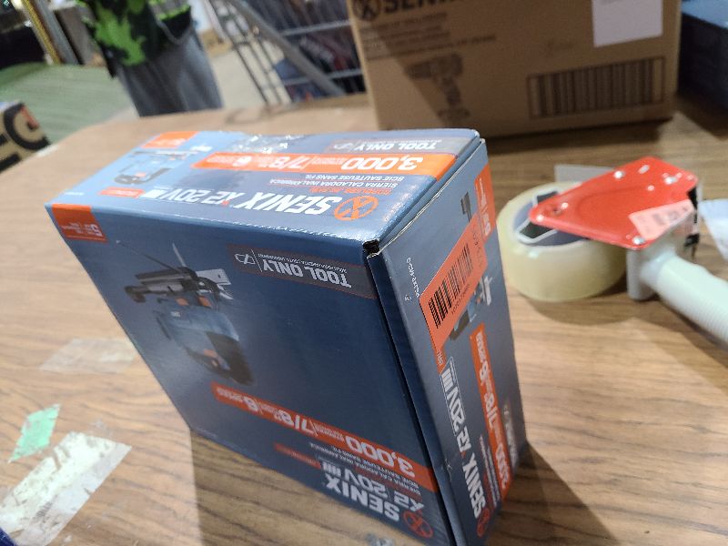 Photo 1 of SENIX 20V Max Cordless Jigsaw (Bare Tool Only), Jigsaw Cut Off Tool with Brushless Motor, 3000SPM, 6-Speed & 4-Orbital Settings, 45° Bevel Cuts, Includes Blades for Straight/Curved/Circular Cutting