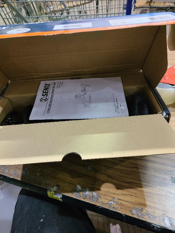 Photo 1 of SENIX PSRX2-M2-0 X2 20 Volt Max* 7/8-Inch Compact Reciprocating Saw Power Tool Set, Variable Speed, 3000 SPM Max, Tool-Less Blade Clamp, 3-Mode LED Light, Tool Only, Battery Not Included