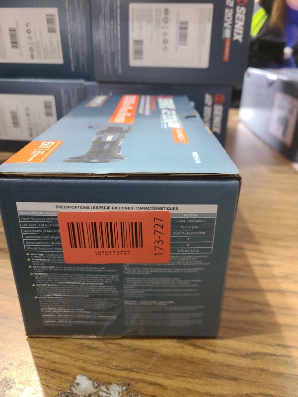 Photo 1 of SENIX 20V Oscillating Multi-Tool