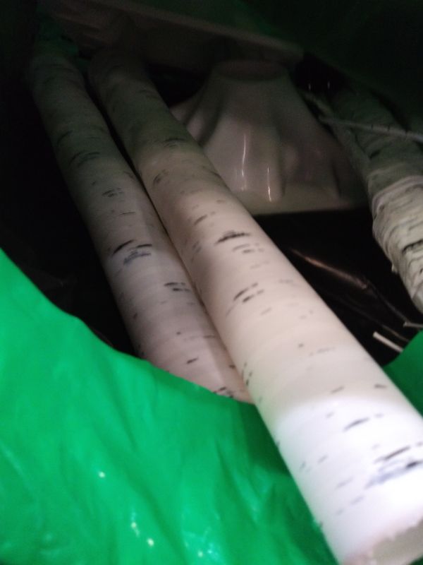 Photo 1 of 2-Pack 4FT Lighted Birch Trees (Higher Size & Floor Standing), 96 LED Twinkling Birch Christmas Tree Lights for Indoor & Outdoor, 2 Modes Warm White Tree Lights for Christmas Thanksgiving Home Decor