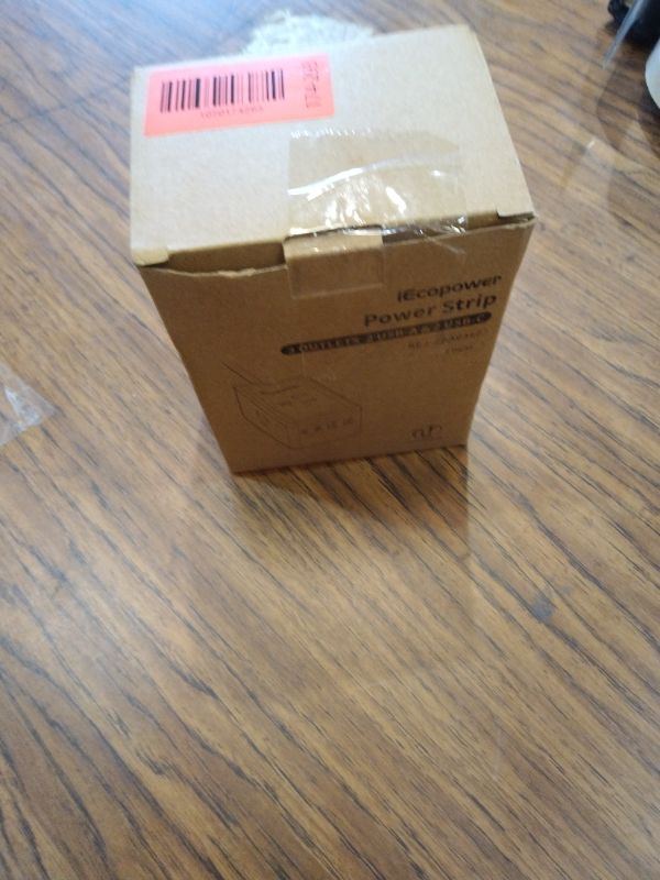 Photo 1 of 2 Pack Power Strip Surge Protector-3 Widely Spaced Outlets 4 USB Ports(2 USB C Port,PD 20W),1250W/10A with 5Ft Extension Cord, Power Strips with Surge Protection, Wall Mount for Home Office,White.