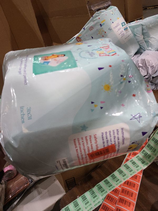 Photo 1 of (31" x 31") XL Disposable Changing Pads for Toddlers | Leakproof, Pocketed & Portable | No-Laundry Potty Training, Pull-Up & Travel Solution | 30 Count