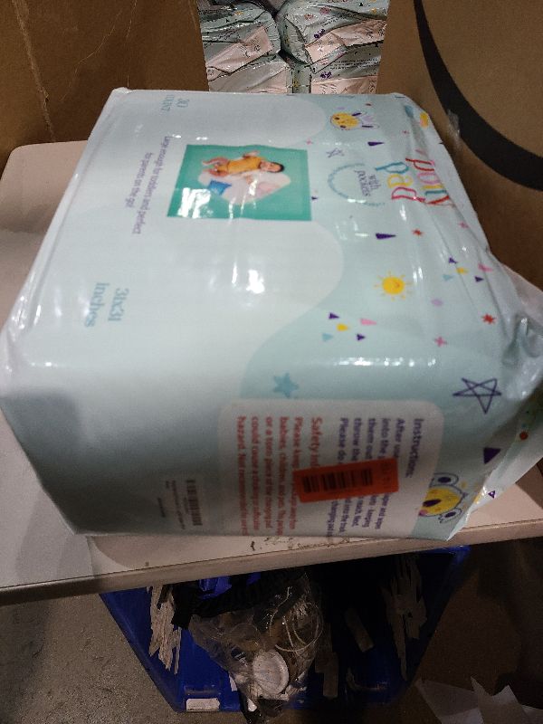 Photo 1 of (31" x 31") XL Disposable Changing Pads for Toddlers | Leakproof, Pocketed & Portable | No-Laundry Potty Training, Pull-Up & Travel Solution | 30 Count